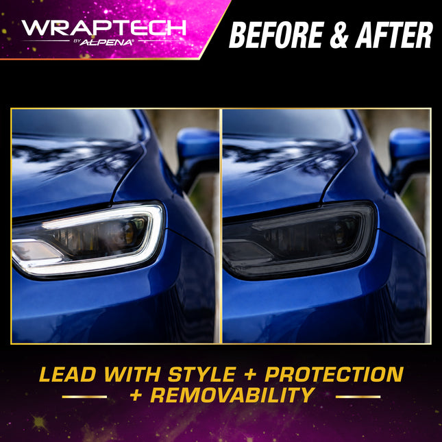Automotive Headlight Tint, Light Smoke 16 in x 24 in 2PCS