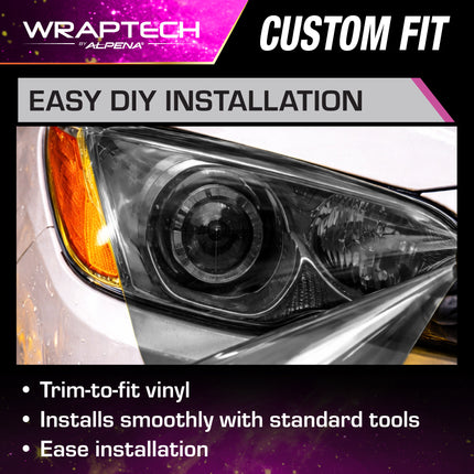 Automotive Headlight Tint, Light Smoke 16 in x 24 in 2PCS