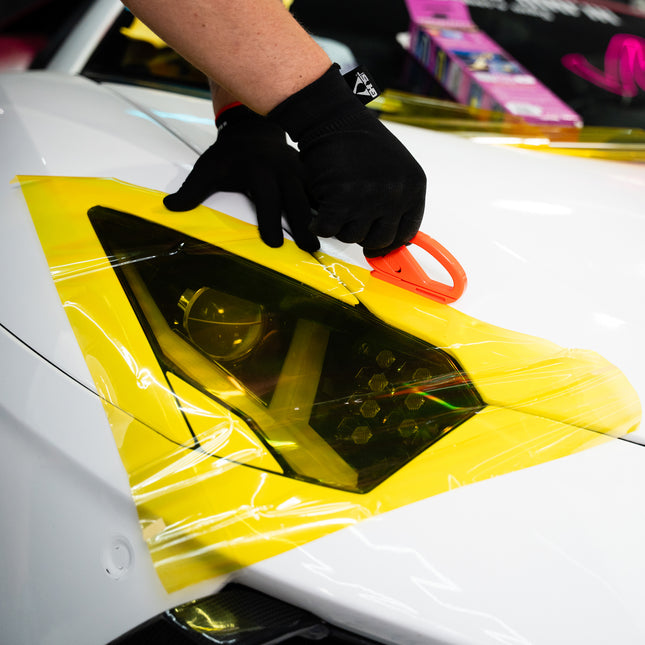 Automotive Headlight Tint, Yellow 16 in x 24 in 2PCS