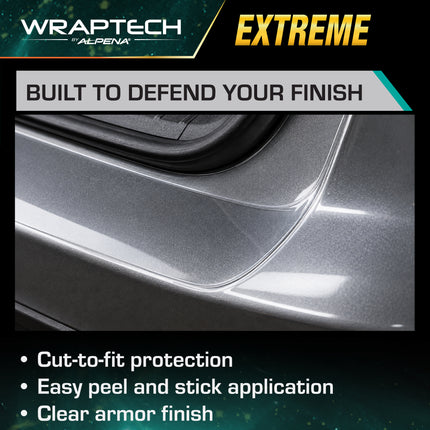 Automotive PPF (Paint Protection Film) Trunk Sill Guard, Gloss 4 in x 36 in
