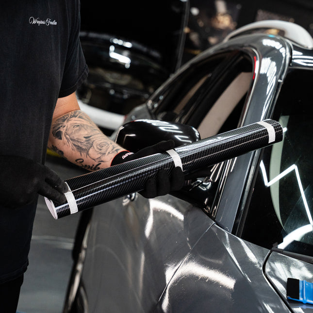 Automotive Exterior & Interior Wrap, Gloss Black Carbon Fiber 20 in × 48 in