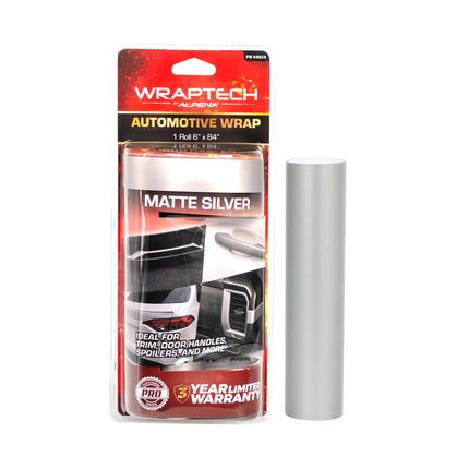 Automotive Exterior & Interior Wrap, Matte Silver 6 in × 84 in