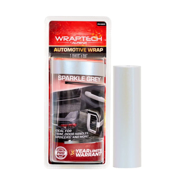 Automotive Exterior & Interior Wrap, Sparkle Grey 6 in × 84 in