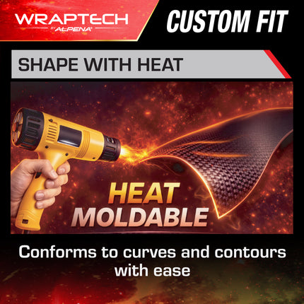 Automotive Exterior & Interior Wrap, Gloss Red Carbon 6 in × 84 in
