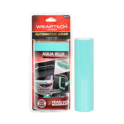 Automotive Exterior & Interior Wrap, Aqua Blue  6 in × 84 in