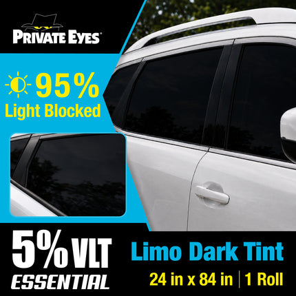 Private Eyes Essential 5% VLT Window Tint Film - 24 in x 84 in