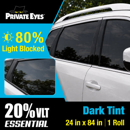 Private Eyes Essential 20% VLT Window Tint Film - 24 in x 84 in