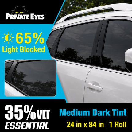 Private Eyes Essential 35% VLT Window Tint Film - 24 in x 84 in