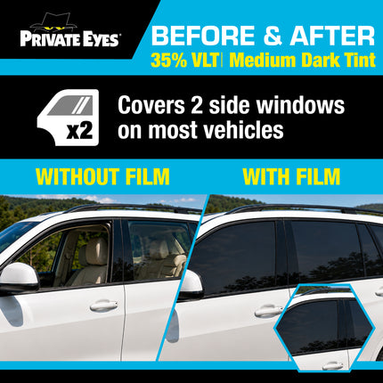 Private Eyes Essential 35% VLT Window Tint Film - 24 in x 84 in