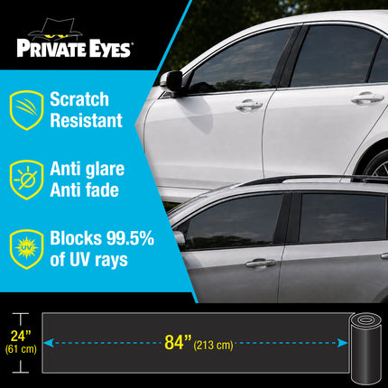 Private Eyes Essential 35% VLT Window Tint Film - 24 in x 84 in