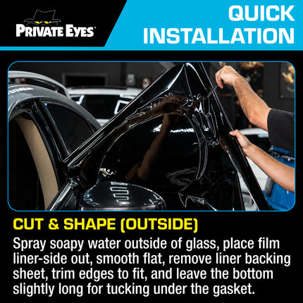 Private Eyes Essential 35% VLT Window Tint Film - 24 in x 84 in