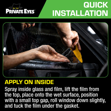 Private Eyes Advanced Carbon 5% VLT Window Tint Film - 24 in x 84 in