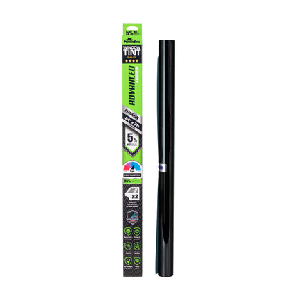 Private Eyes Advanced Carbon 5% VLT Window Tint Film - 24 in x 84 in