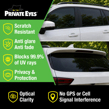 Private Eyes Advanced Carbon 20% VLT Full Car Window Tint Kit - 24 in x 264 in