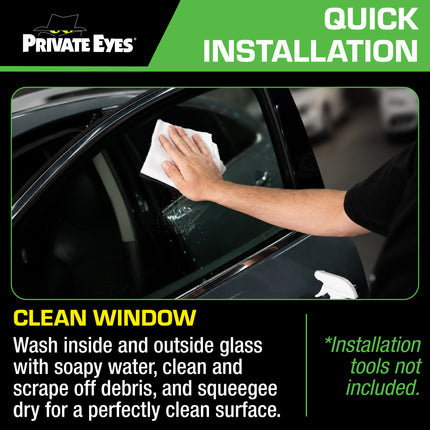 Private Eyes Advanced Carbon 20% VLT Full Car Window Tint Kit - 24 in x 264 in