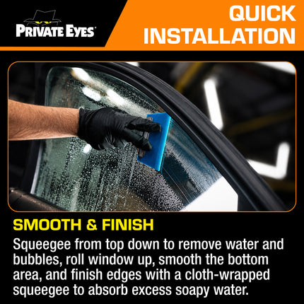 Private Eyes Professional Carbon 20% VLT Window Tint Film - 24 in x 84 in