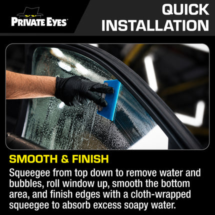Private Eyes Dark Series 2.5% VLT Window Tint Film - 24 in x 84 in