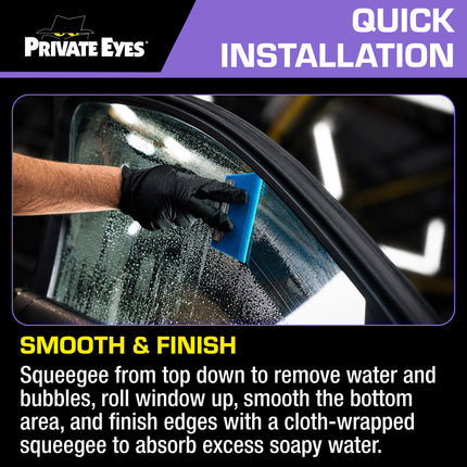 Private Eyes Advanced Carbon 5% VLT Static Cling Tint - 24 in x 78 in