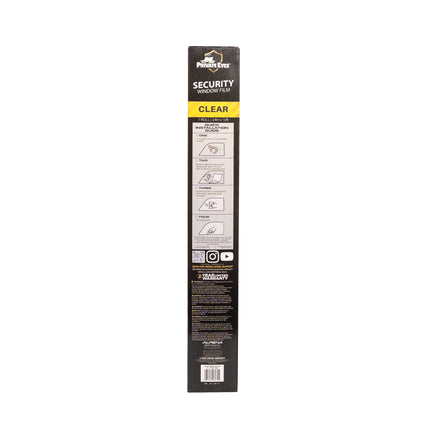 Private Eyes Clear Security Window Film - 24 in x 10 ft Roll