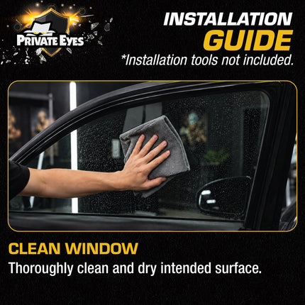 Private Eyes Clear Security Window Film - 24 in x 10 ft Roll