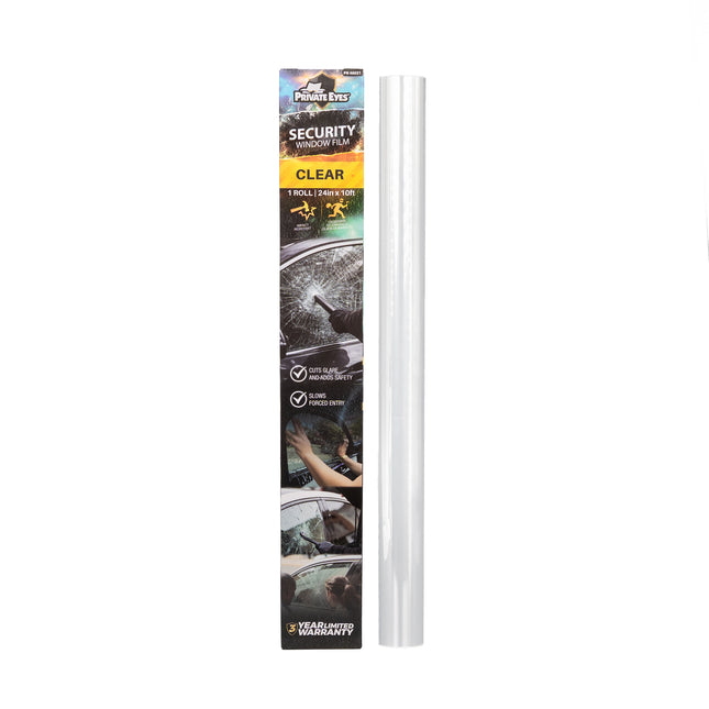 Private Eyes Clear Security Window Film - 24 in x 10 ft Roll