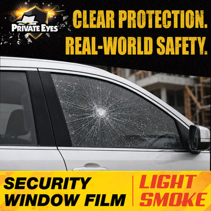 Private Eyes Smoke Security Window Film - 24 in x 10 ft Roll