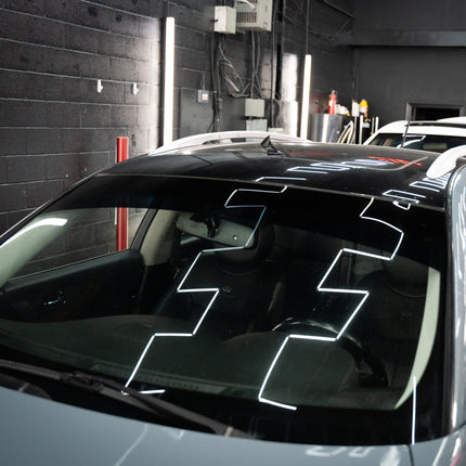 Private Eyes Advanced Carbon 5% VLT Windshield Strip Tint - 10 in x 6.5 ft