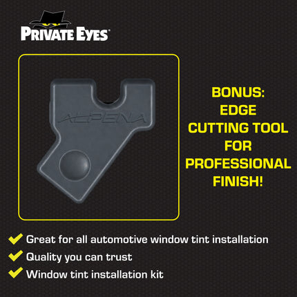 Private Eyes Basic Window Tint Installation Kit - DIY Tint Tools